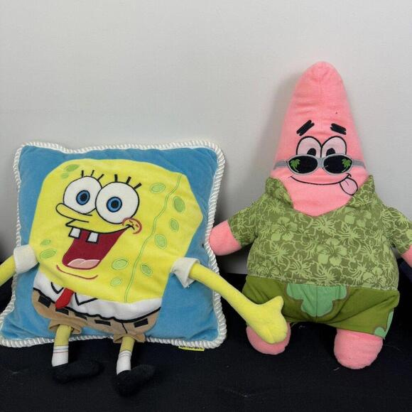 SpongeBob SquarePants & Patrick Star Plush Bundle Cartoon Collectibles Scooby-Do - Picture 1 of 10